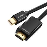 Cabo Vídeo Ugreen Mini Displayport P/hdmi 4k 1.5m Preto