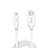 Cabo Carregador Iphone 1hora Usb A/lightning 2.1a 2m Branco