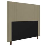 Cabeceira Cama Box Casal King Size Ferrara 193cm Corano Bege - Desk Design