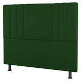 Cabeceira Cama Box Casal King Size Grace 195cm Suede Verde - Desk Design