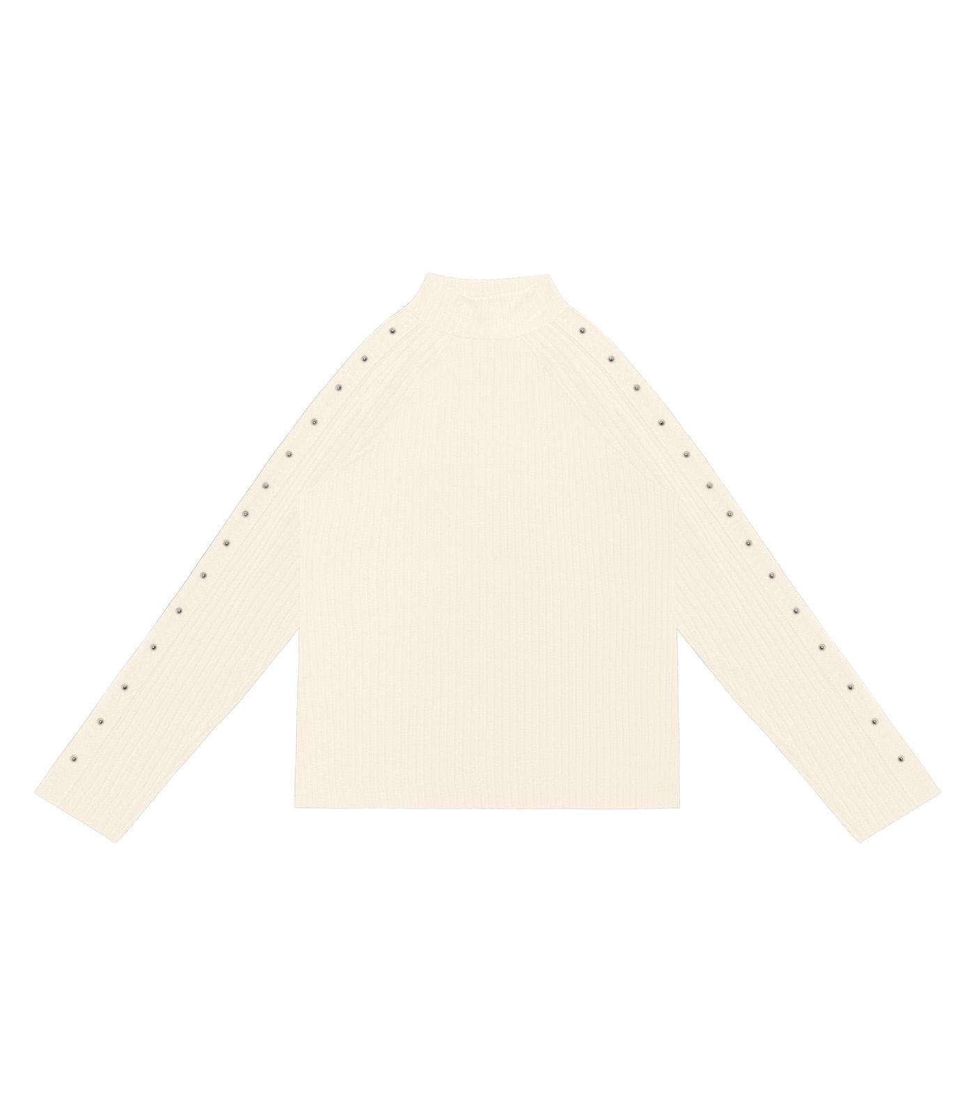 Blusa Feminina Em Ribana Canelada Rovitex Bege P