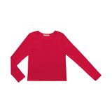 Blusa Feminina Manga Longa Em Ribana Endless Vermelho P