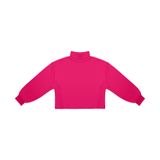 Blusão Feminino Gola Alta Rovitex Rosa Gg