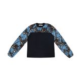 Blusa Manga Longa Feminina Em Viscotorcion Endless Azul M