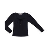 Blusa Feminina Manga Longa Endless Preto Gg