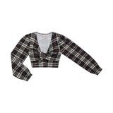Blusa Manga Longa Feminina Em Molecotton Endless Bege G