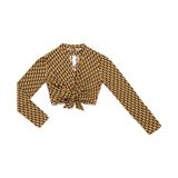 Blusa Feminina Manga Longa Em Viscose Endless Amarelo G