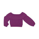 Blusa Feminina Manga Longa Endless Roxo Gg