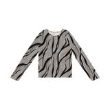 Blusa Feminina Manga Longa Estampada Rovitex Bege Gg