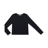 Blusa Feminina Manga Longa Em Ribana Endless Preto M