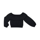 Blusa Feminina Manga Longa Endless Preto Gg