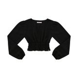 Blusa Manga Longa Feminina Em Air Flow Endless Preto M