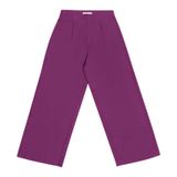 Calça Feminina Pantalona Em Sarja Endless Roxo 40