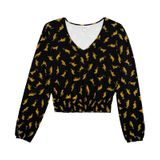 Blusa Feminina Manga Longa Rovitex Preto M