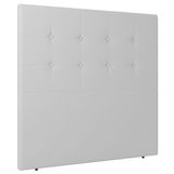 Cabeceira Cama Box Casal King Size Luana 193cm Sintético Branco - Desk Design