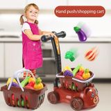 39 Unidades/conjunto Children Play House Toys Shopping Cart