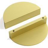 10 Pack Meia Lua Armário De Ouro Puxa Dedo Puxa Dres De Latão