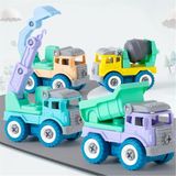 4 Peças De Construção Brinquedos De Engenharia Carro De En