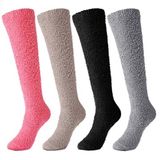 Meia Térmica Soft Felpuda Cano Alto Inverno: 2 Pares Sortidos Adulto Feminino