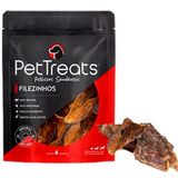 Mordedor Natural Petisco Desidratado Pet Treats Filézinhos Bovinos 4 Unidades