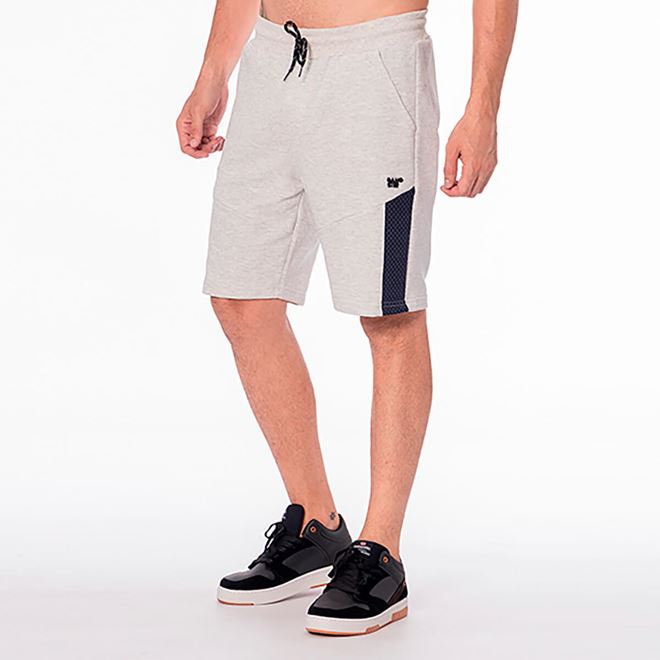 Bermuda Masculina Moletom gangster Detalhe Lateral