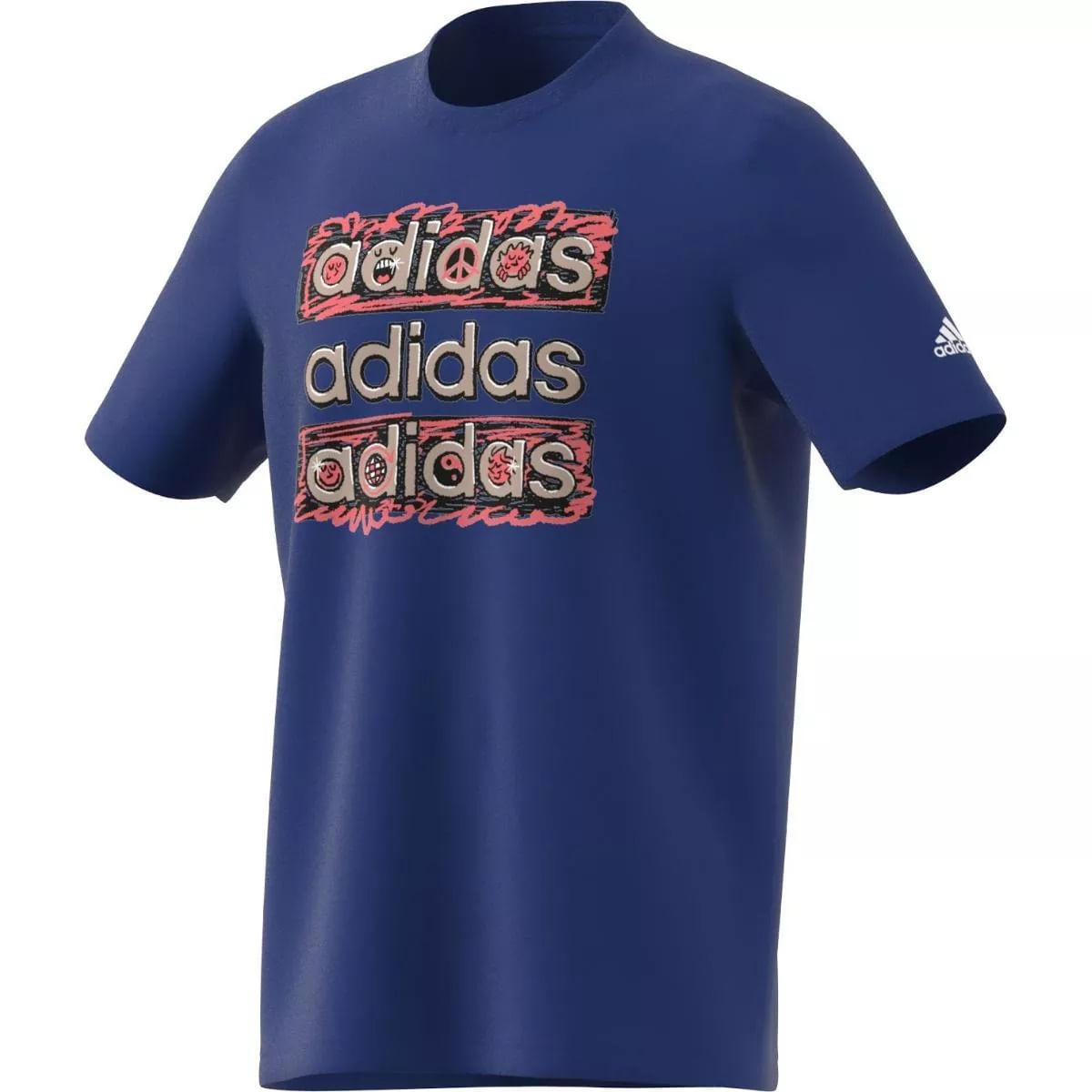 Camiseta Adidas Doodle Feminina Tamanho M