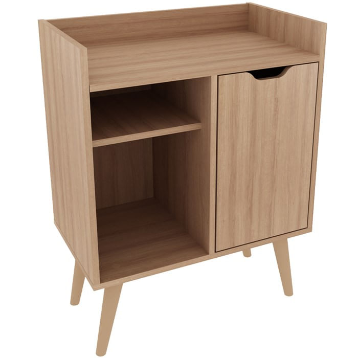 Aparador Balcao Bar Cantinho Do Cafe Multiuso Ap2310 Amendoa Tecno Mobili