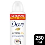 Desodorante Antitranspirante Aerosol Dove Women Invisible Dry 250ml