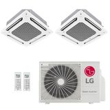 Ar-condicionado Multi Split Inverter Lg 18.000 (2x Evap Cassete 4 Vias 9.000) Quente/frio 220v