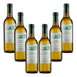 Vinho Portugues Branco  Kit De 6 Garrafas Bons Ventos  375ml