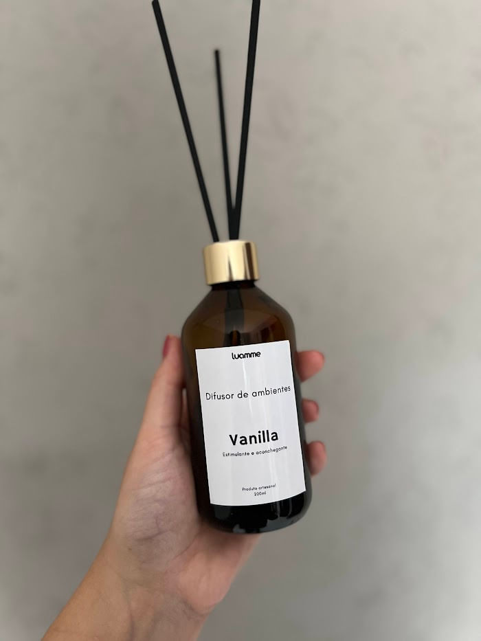 Difusor De Ambientes Vanilla 200ml Vidro