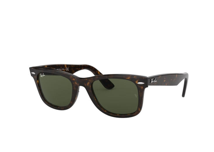 Óculos De Sol Ray Ban Rb2140 Tartaruga  Wayfarer 50mm