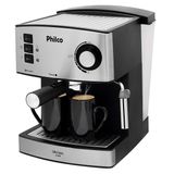 Cafeteira Expresso Philco Coffee Express 15 BAR Preta e Inox 110V
