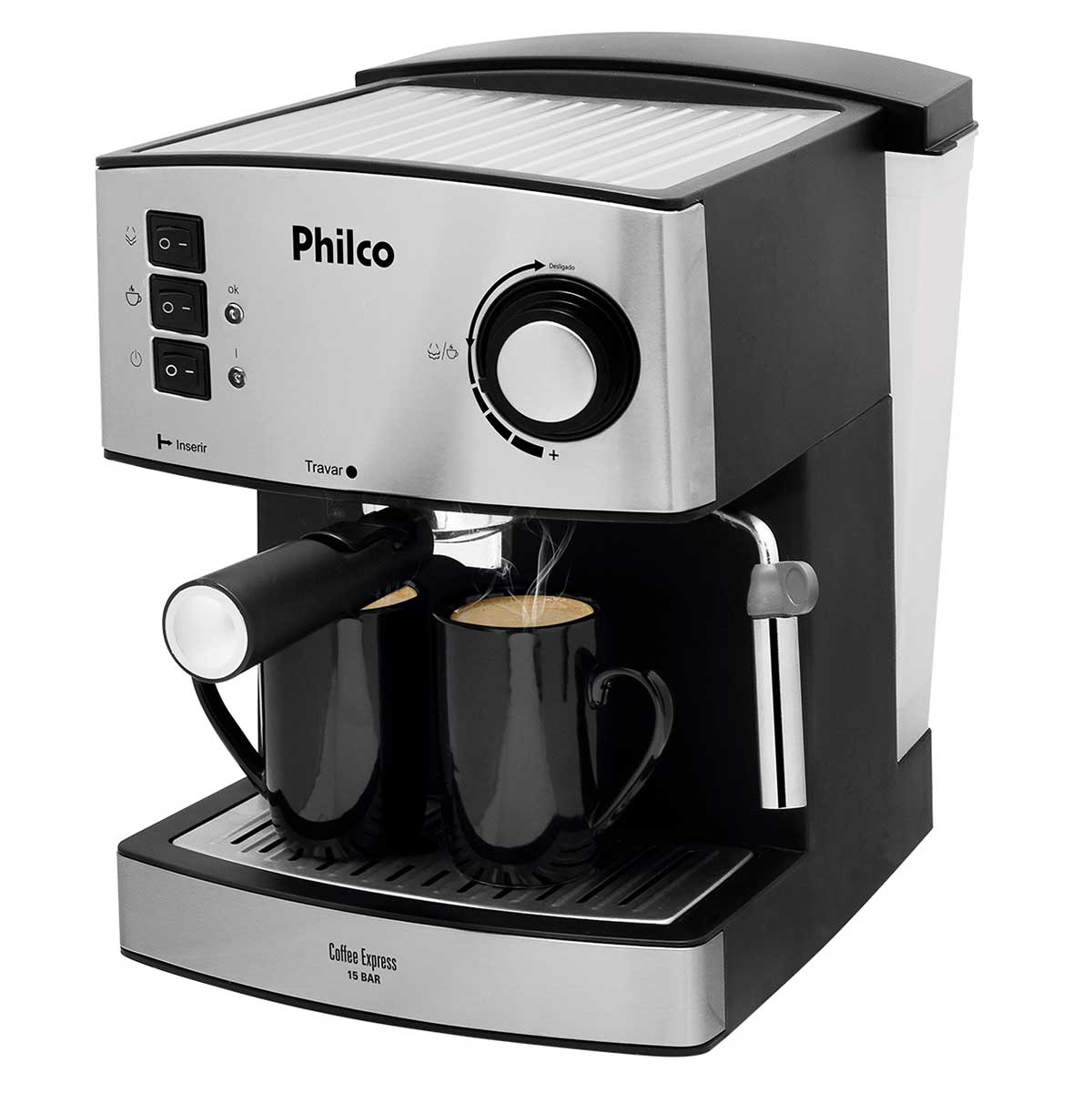 Menor preço em Cafeteira Expresso Philco Coffee Express 15 BAR Preta e Inox 110V