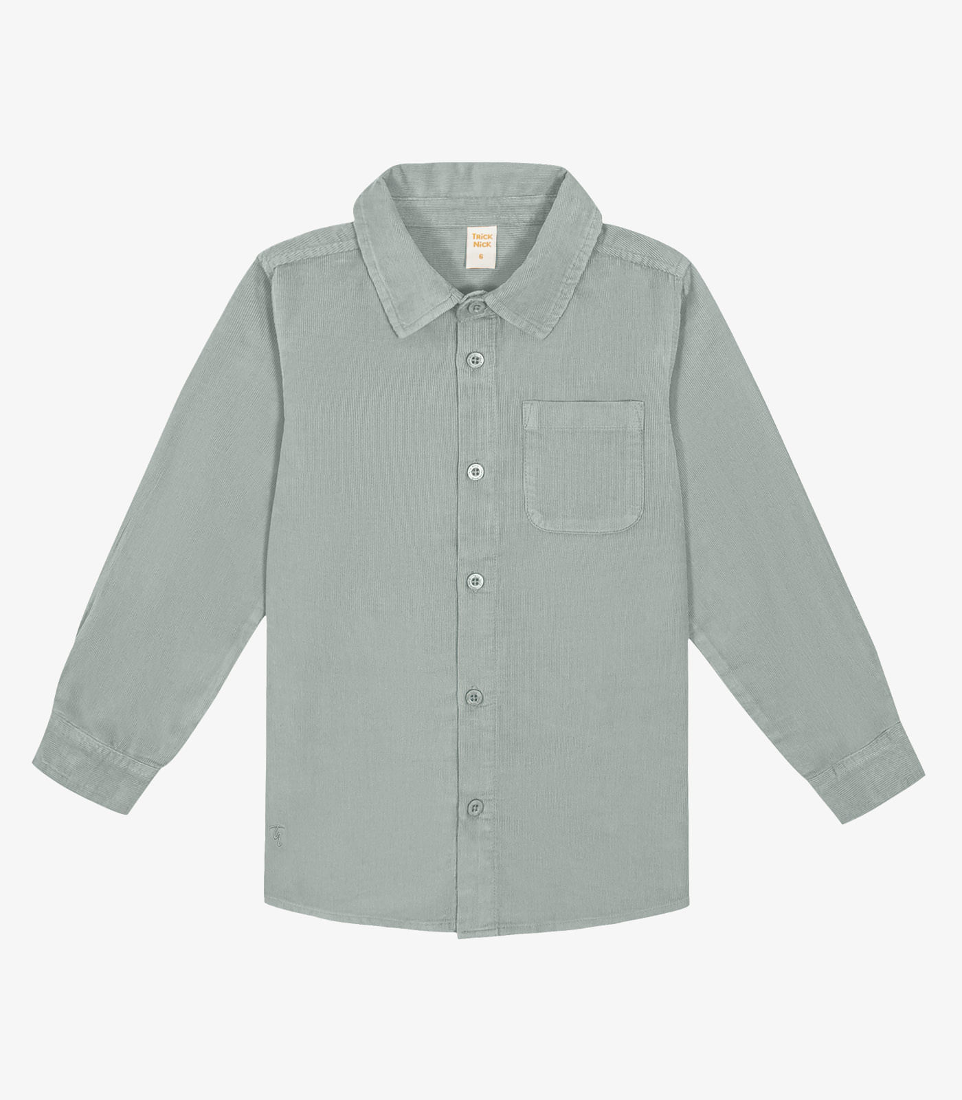 Camisa Polo Infantil Manga Longa Trick Nick Verde 1