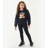 Conjunto Infantil Blusão Com Legging Trick Nick Preto 3