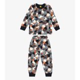 Pijama Infantil Masculino Dinossauros Rovi Kids Preto 2