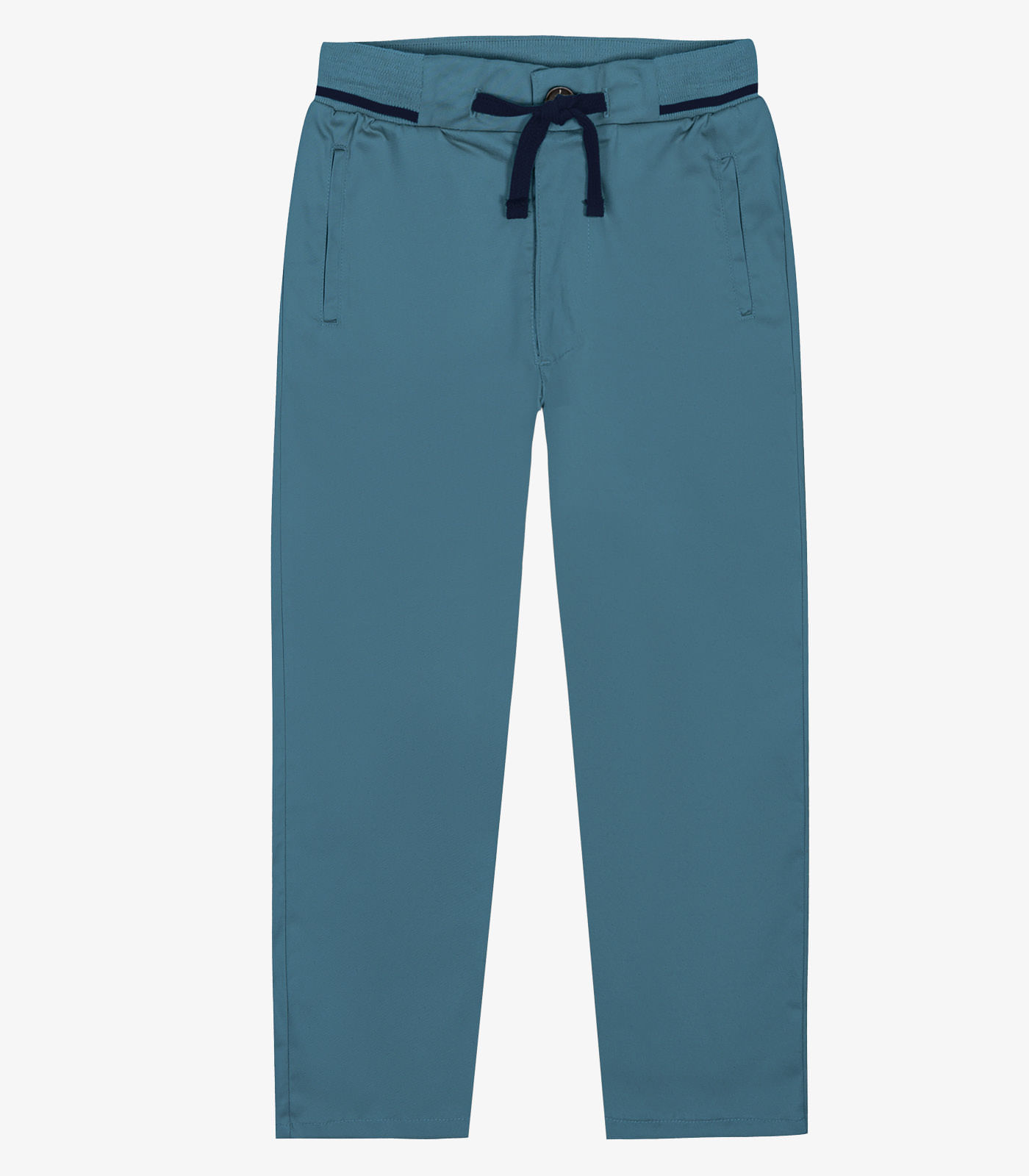 Calça Infantil Masculina Em Sarja Twill Trick Nick Azul 6