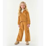 Calça Wide Leg Infantil Feminina Trick Nick Marrom 6