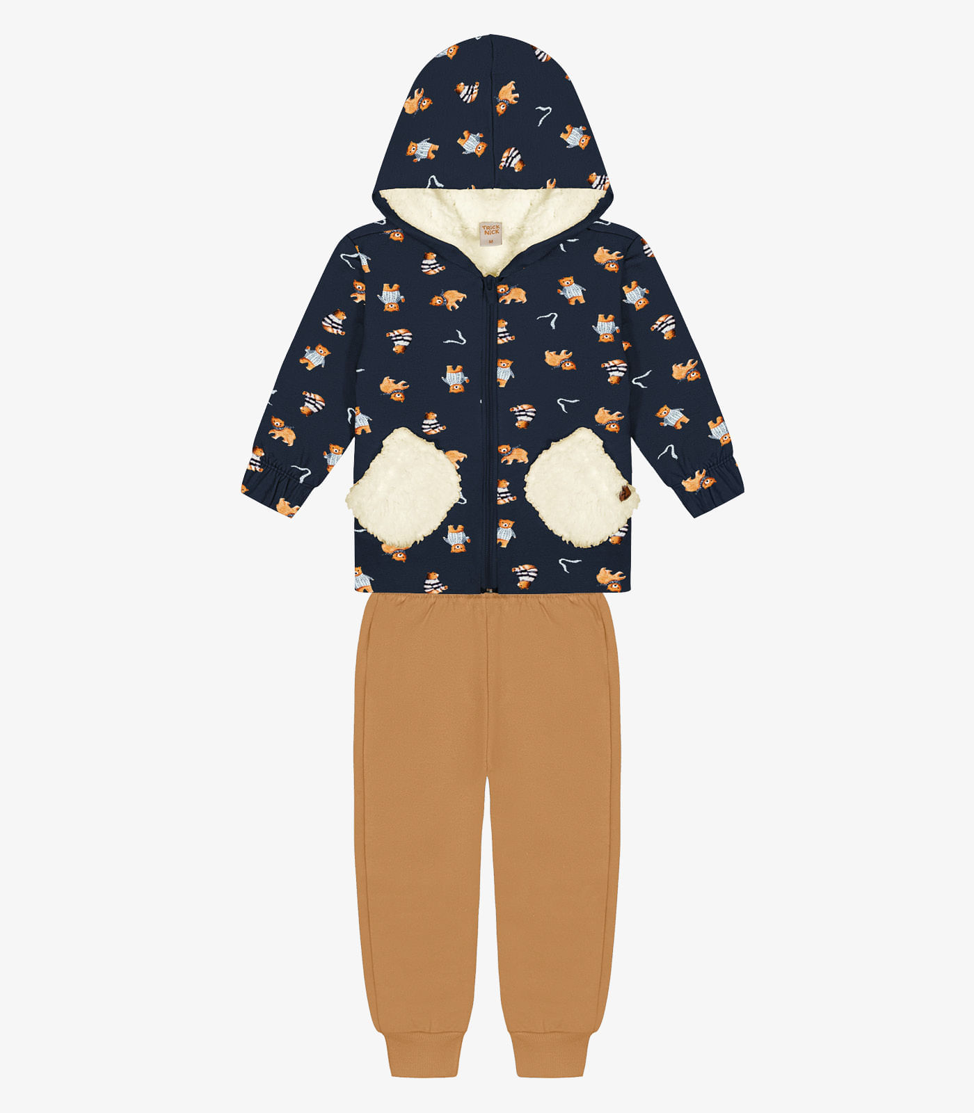 Conjunto Infantil Jaqueta Com Calça Trick Nick Azul P