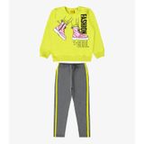 Conjunto Infantil Feminino Fashion Girl Rovi Kids Verde 2