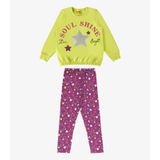 Conjunto Infantil Blusão Com Legging Rovi Kids Verde 14