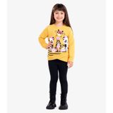 Conjunto Infantil Blusão Com Legging Rovi Kids Amarelo 6
