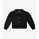Jaqueta Infantil Feminina Em Suede Trick Nick Preto 3