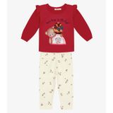 Conjunto Infantil Blusa Com Legging Trick Nick Vermelho G