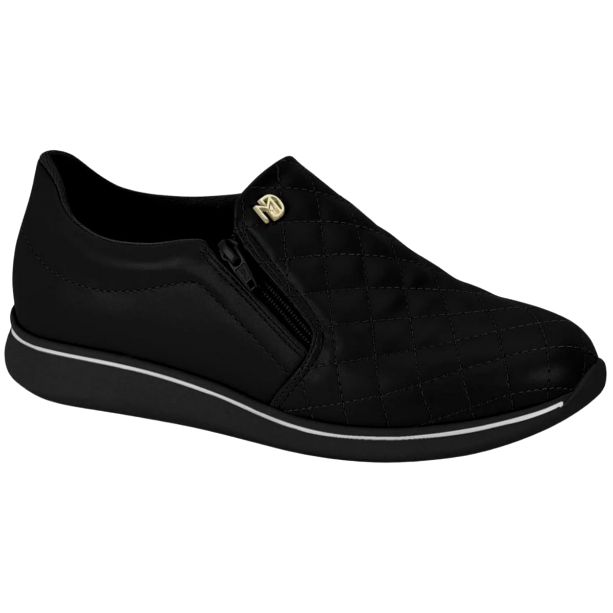 Tenis Feminino Slip On Casual Ultra Conforto Modare 7358.224.18462 - Preto - 34