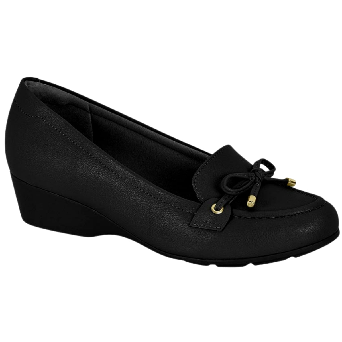 Sapatilha Anabela Slip On  Feminina Ultra Conforto Modare 7014.288.21736 - Preto - 39