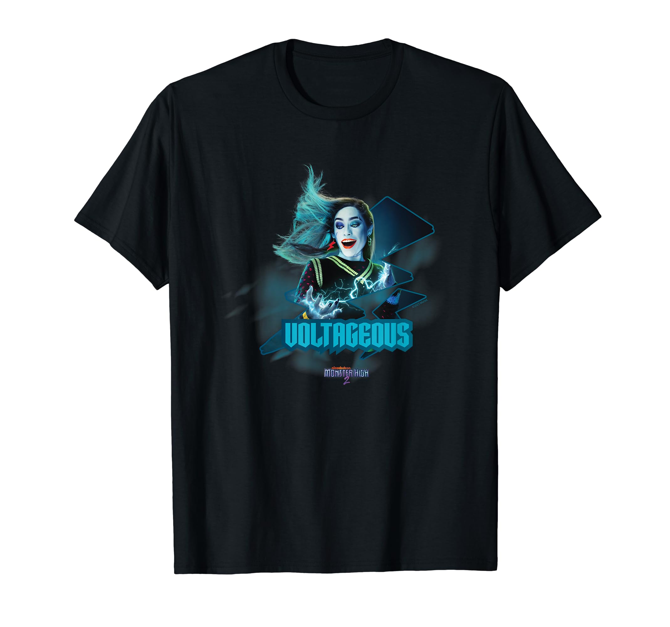 Camiseta Monster High Movie Frankie Stein Para Meninas