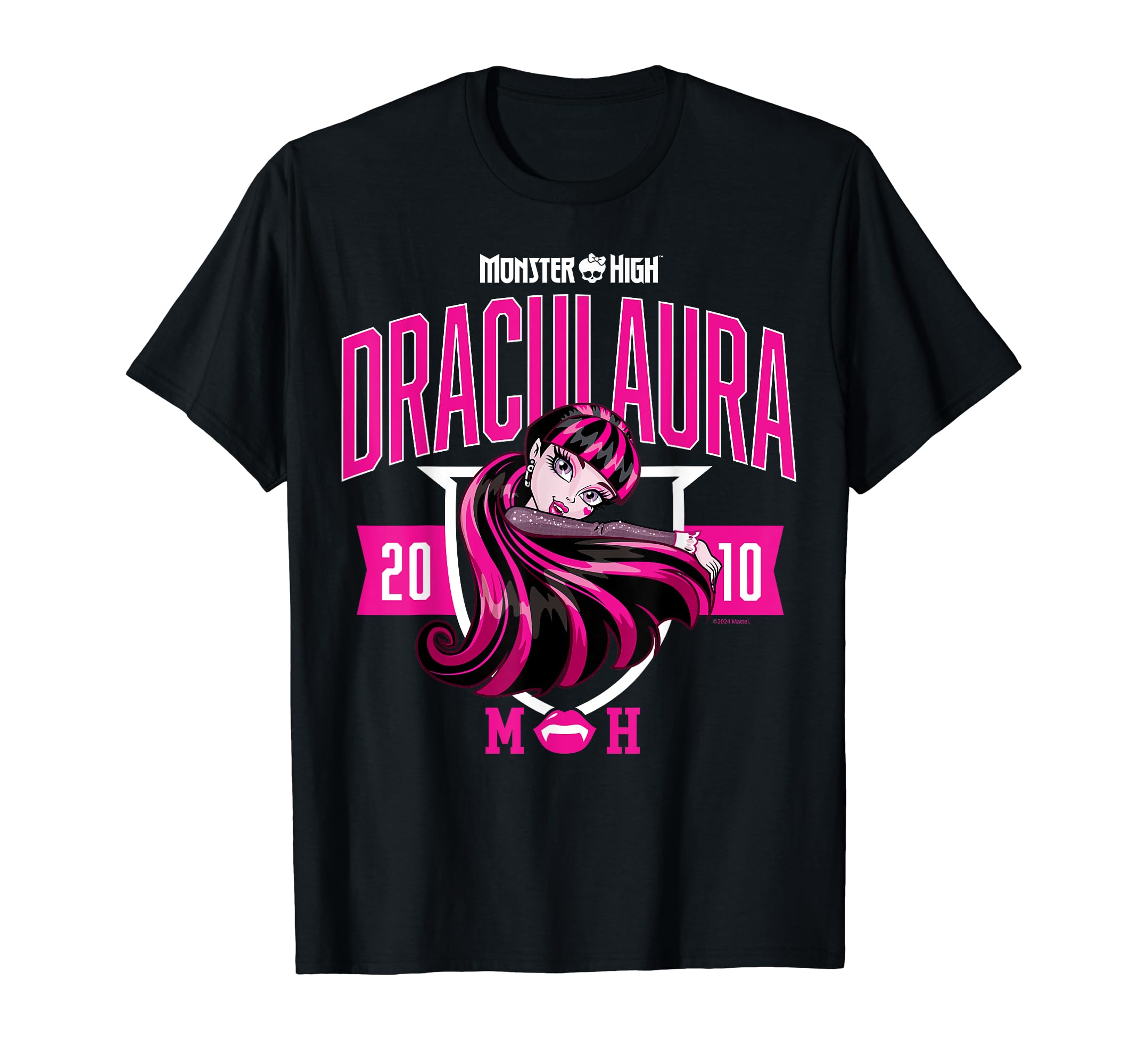 Camiseta Monster High Draculaura Collegiate Officially Licens