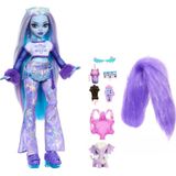 Boneca Moderna Monster High Abbey Bominable Yeti Com Mamute De Estimação